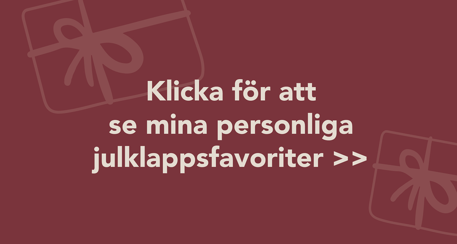 Se mina personliga julklappsfavoriter